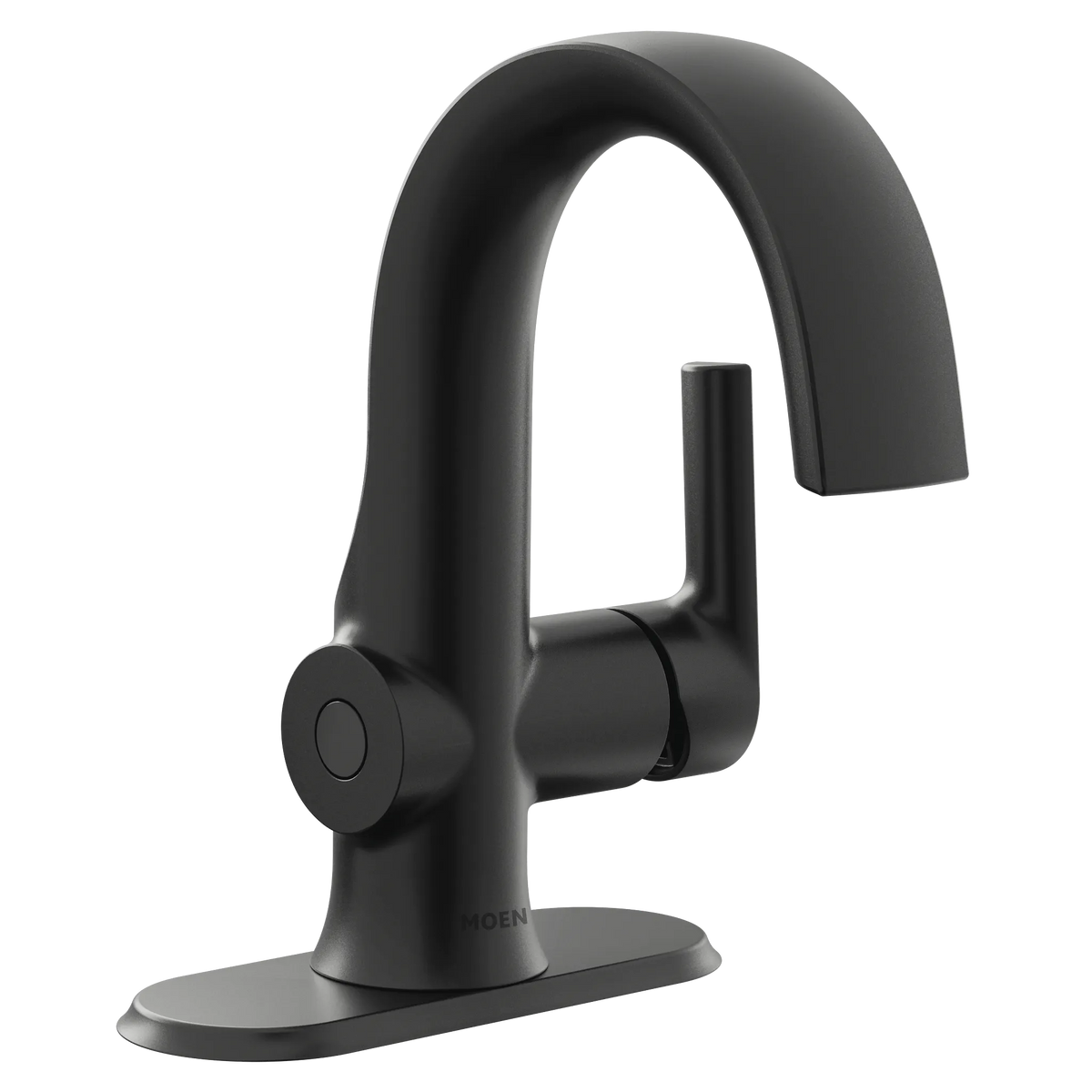 MOEN S6910EWBL Doux Motionsense One-Handle Touchless Bathroom Faucet - Matte Black