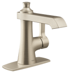 MOEN S6981BN Flara One-Handle Bathroom Sink Faucet - Brushed Nickel