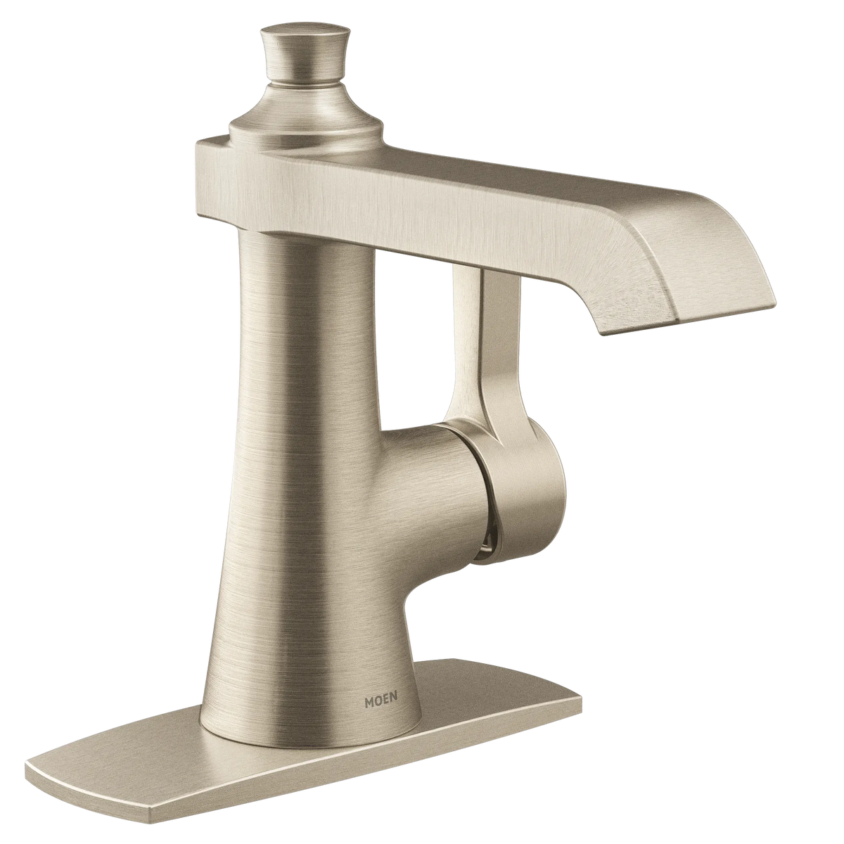 MOEN S6981BN Flara One-Handle Bathroom Sink Faucet - Brushed Nickel