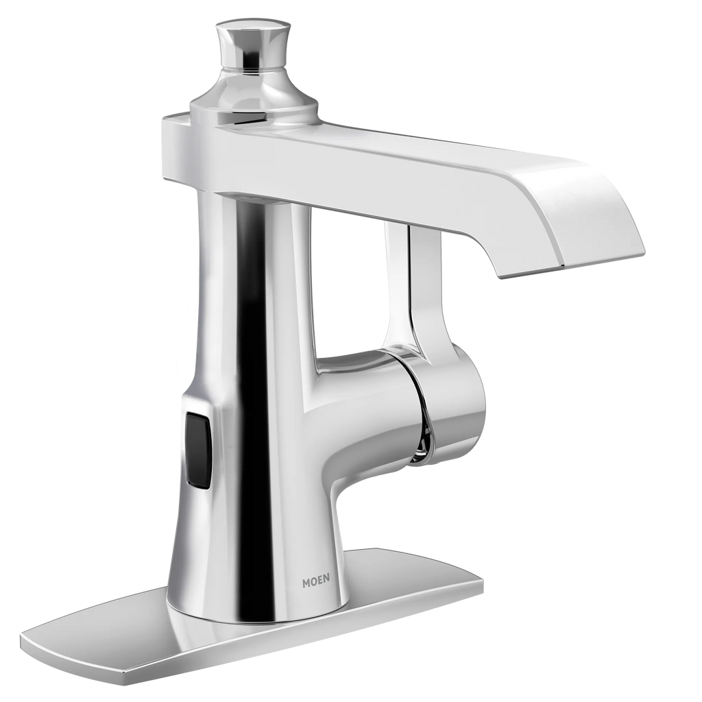 MOEN S6981EW Flara Motionsense One-Handle Touchless Bathroom Faucet - Chrome