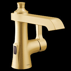 MOEN S6981EWBG Flara  One-Handle Bathroom Faucet In Brushed Gold