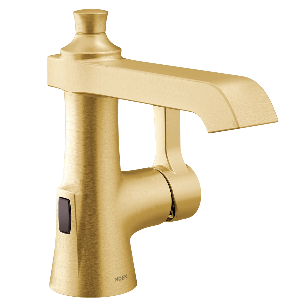 MOEN S6981EWBG Flara Motionsense One-Handle Touchless Bathroom Faucet - Brushed Gold