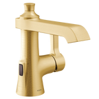 MOEN S6981EWBG Flara Motionsense One-Handle Touchless Bathroom Faucet - Brushed Gold