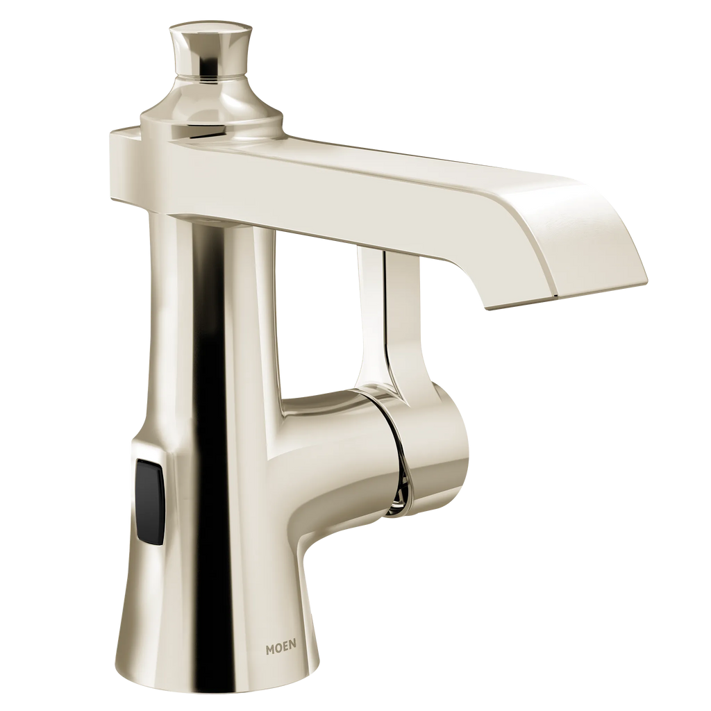 MOEN S6981EWNL Flara Motionsense One-Handle Touchless Bathroom Faucet - Polished Nickel
