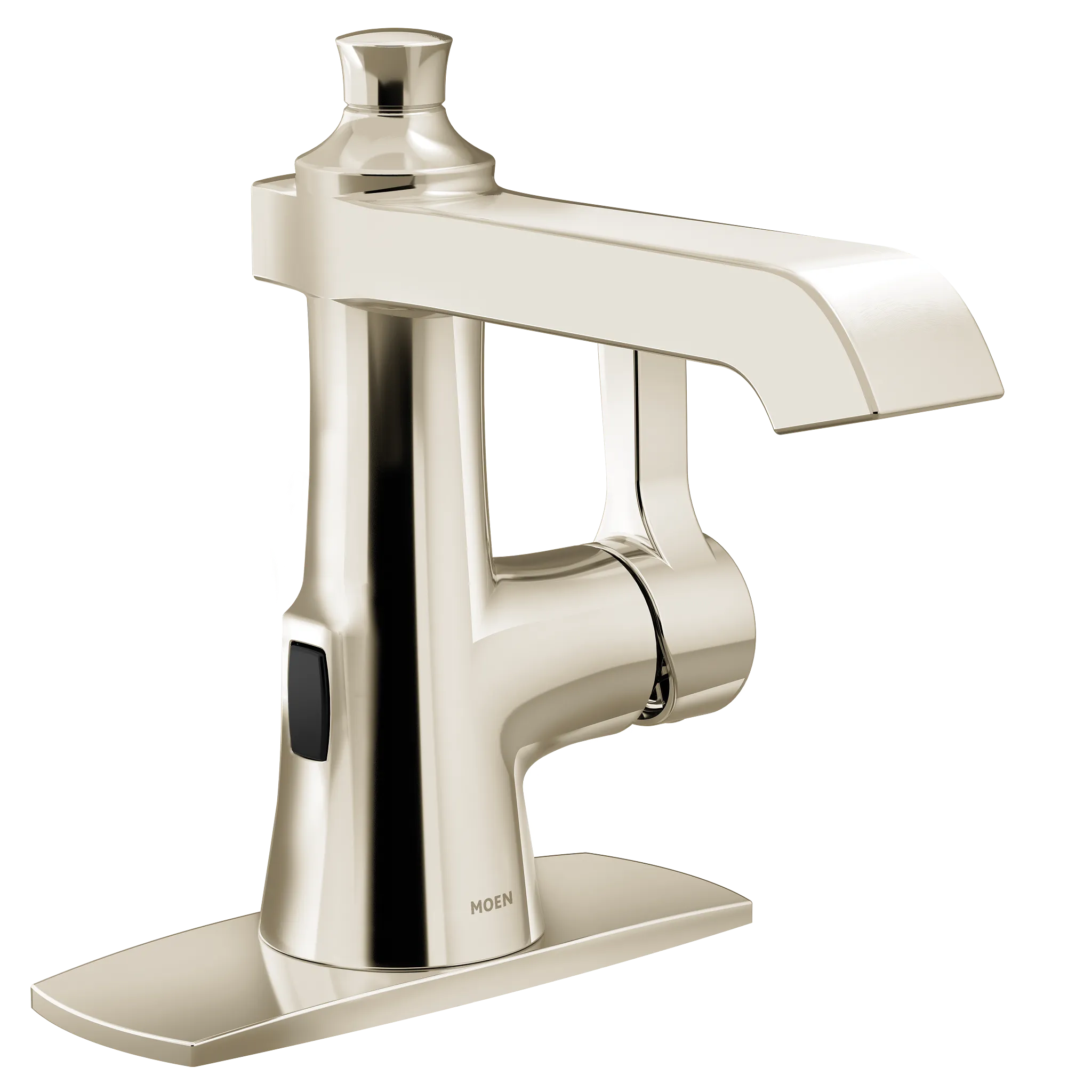MOEN S6981EWNL Flara Motionsense One-Handle Touchless Bathroom Faucet - Polished Nickel
