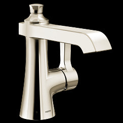 MOEN S6981NL Flara  One-Handle Bathroom Faucet In Polished Nickel