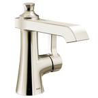 MOEN S6981NL Flara One-Handle Bathroom Sink Faucet - Polished Nickel