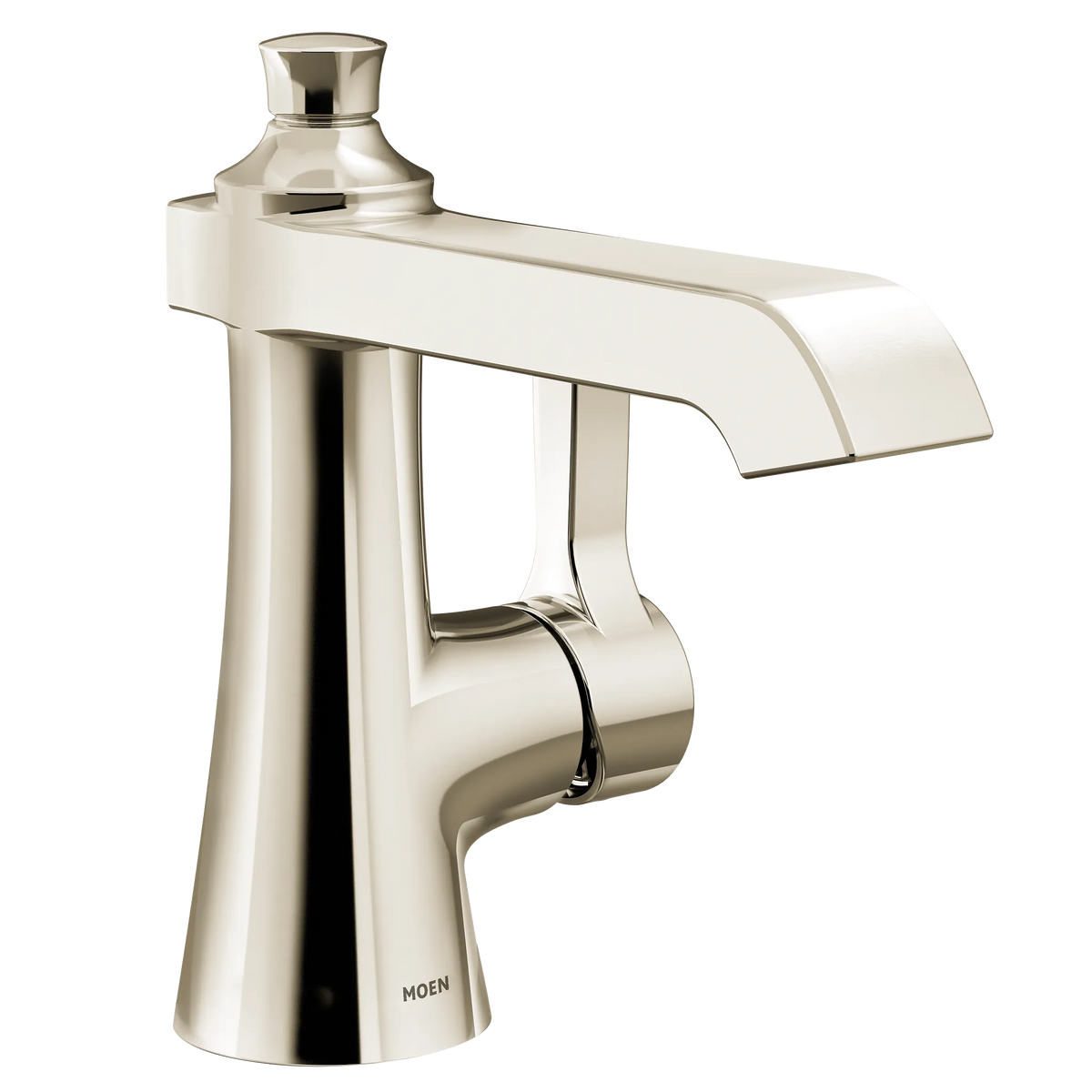 MOEN S6981NL Flara One-Handle Bathroom Sink Faucet - Polished Nickel