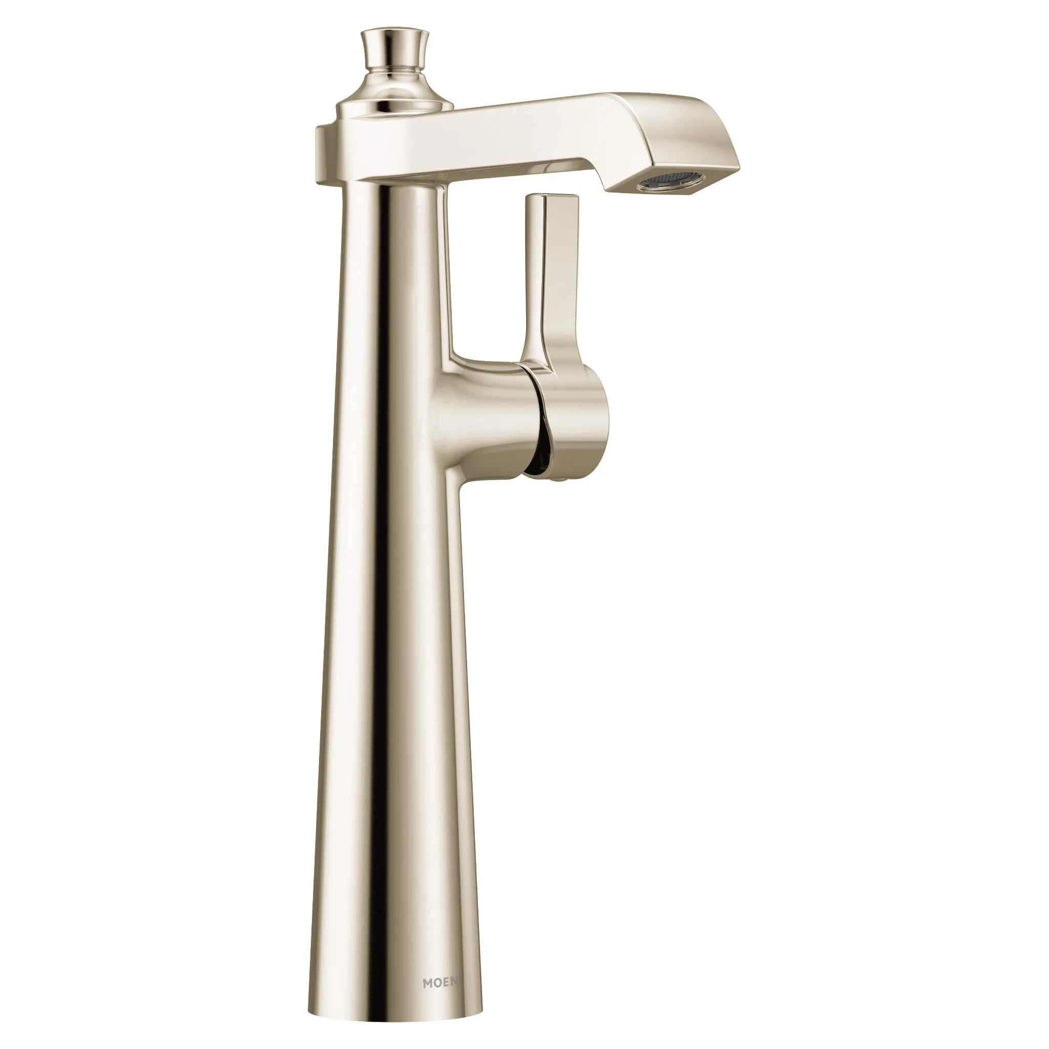 MOEN S6982NL Flara One-Handle High Arc Bathroom Faucet - Polished Nickel