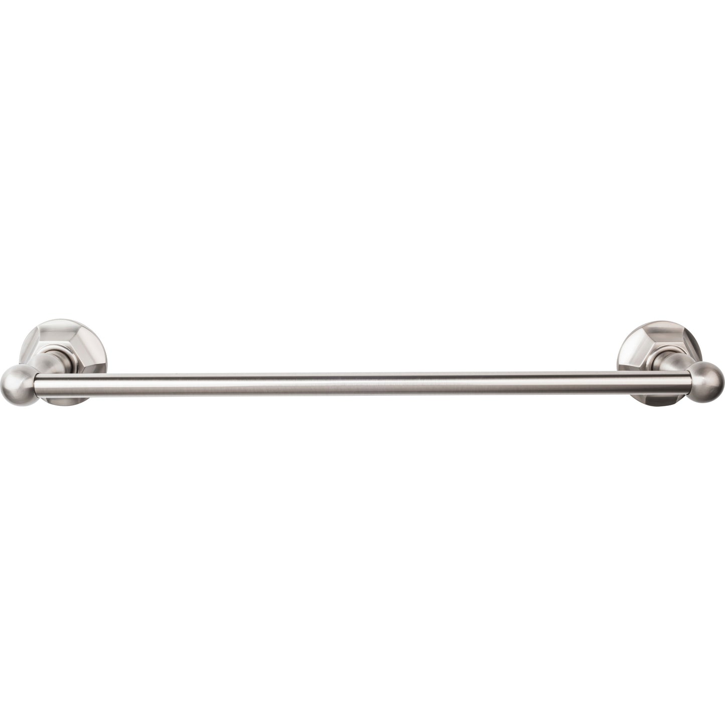 TOP KNOBS ED6BSNB TOP BATH (R) Edwardian Bath Single 20 1/2" Wall Mounted Towel Bar - Brushed Satin Nickel