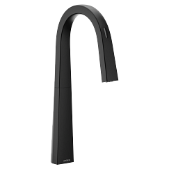 MOEN S70005EV2BL Nio One-Handle High Arc Pulldown Kitchen Faucet - Matte Black