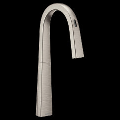 MOEN S70005EV2SRS Nio Spot resist stainless one-handle pulldown kitchen faucet, Spot Resist Stainless