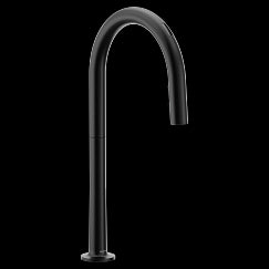 MOEN S70909EV2BL Apphia Matte black one-handle pulldown kitchen faucet, Matte Black