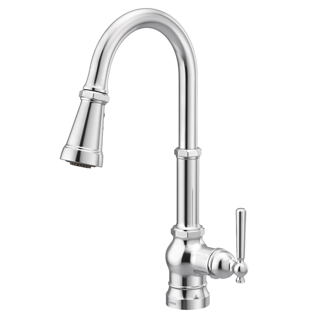 MOEN S72003 Paterson One-Handle High Arc Pulldown Kitchen Faucet - Chrome