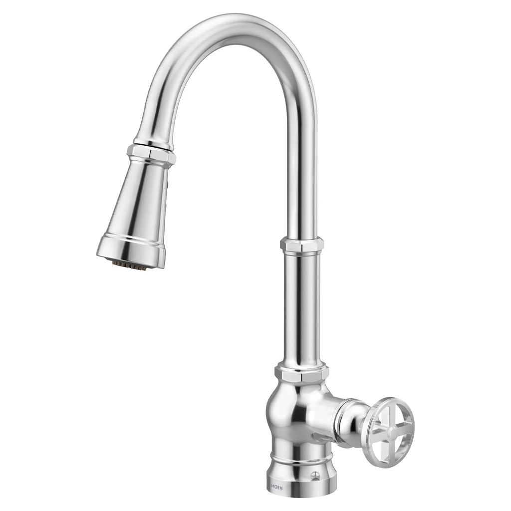 MOEN S72003 Paterson One-Handle High Arc Pulldown Kitchen Faucet - Chrome