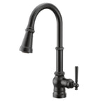 MOEN S72003BL Paterson One-Handle High Arc Pulldown Kitchen Faucet - Matte Black