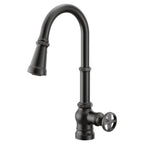 MOEN S72003BL Paterson One-Handle High Arc Pulldown Kitchen Faucet - Matte Black