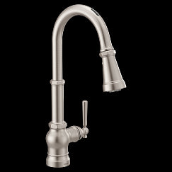 MOEN S72003EV2SRS Paterson  One-Handle Pulldown Kitchen Faucet In Spot Resist Stainless