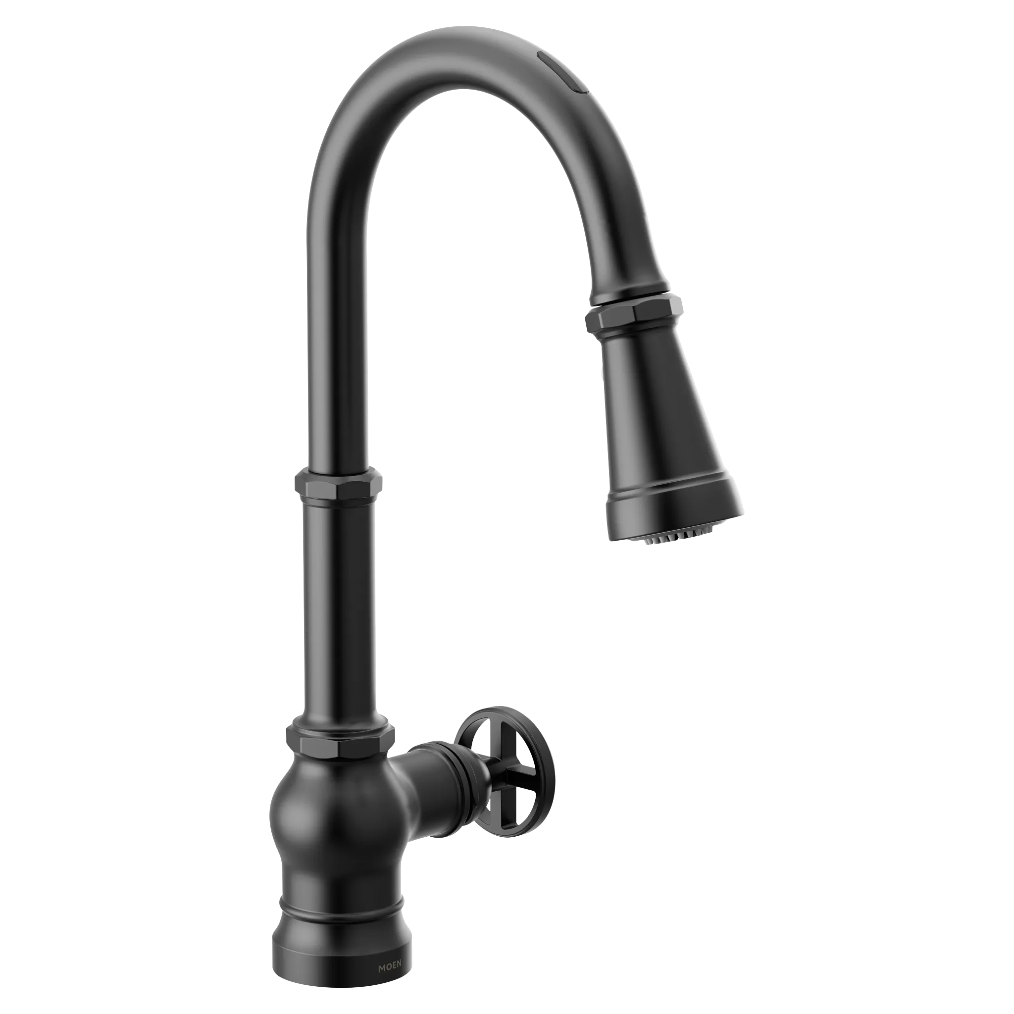 MOEN S72003EV2BL Paterson Motion Control Smart Pulldown Touchless Kitchen Faucet - Matte Black