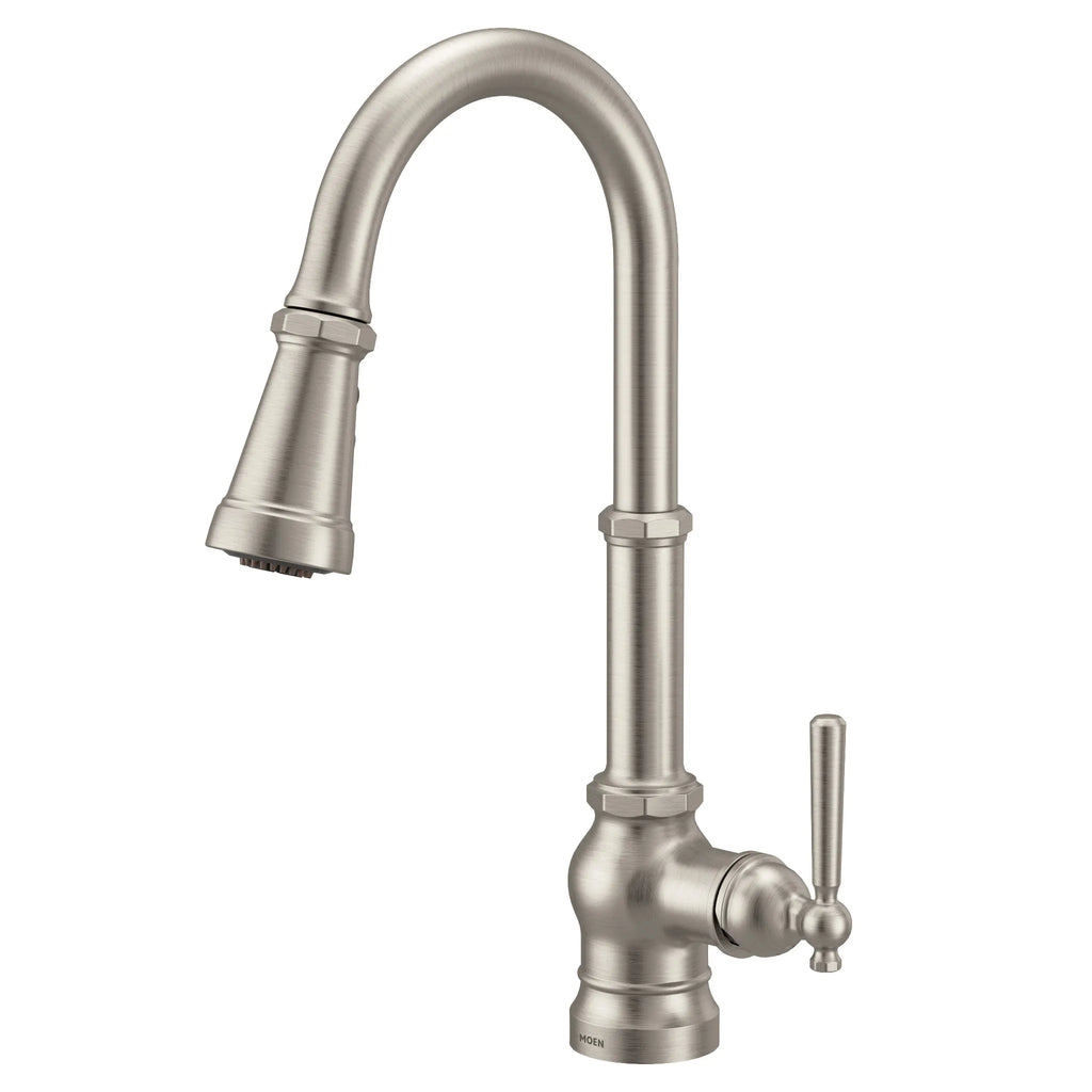 MOEN S72003SRS Paterson One-Handle High Arc Pulldown Kitchen Faucet - Spot Resist Stainless