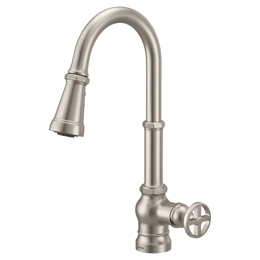 MOEN S72003SRS Paterson One-Handle High Arc Pulldown Kitchen Faucet - Spot Resist Stainless