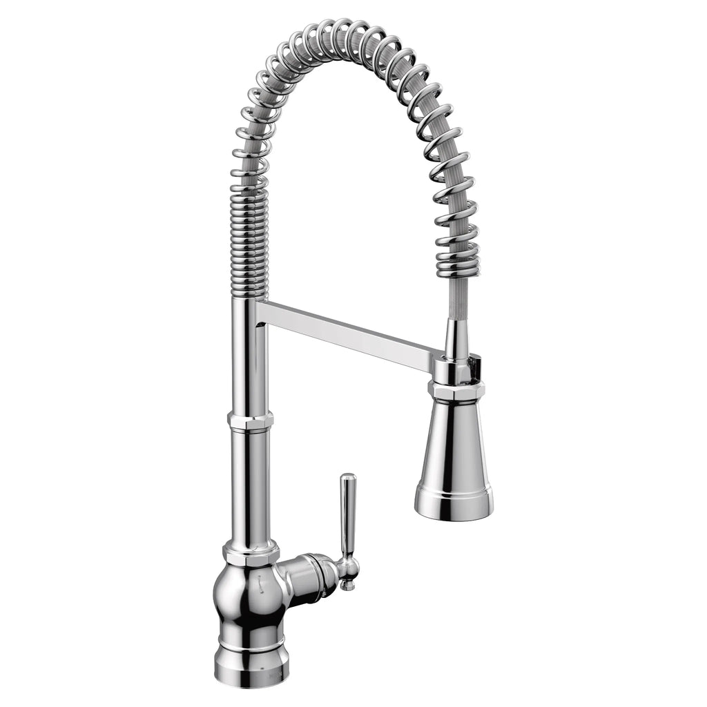 MOEN S72103 Paterson One-Handle Pre-Rinse Spring Pulldown Kitchen Faucet - Chrome