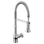 MOEN S72103 Paterson One-Handle Pre-Rinse Spring Pulldown Kitchen Faucet - Chrome