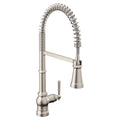 MOEN S72103SRS Paterson One-Handle Pre-Rinse Spring Pulldown Kitchen Faucet - Spot Resist Stainless