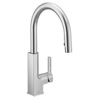 MOEN S72308 Sto One-Handle High Arc Pulldown Kitchen Faucet - Chrome