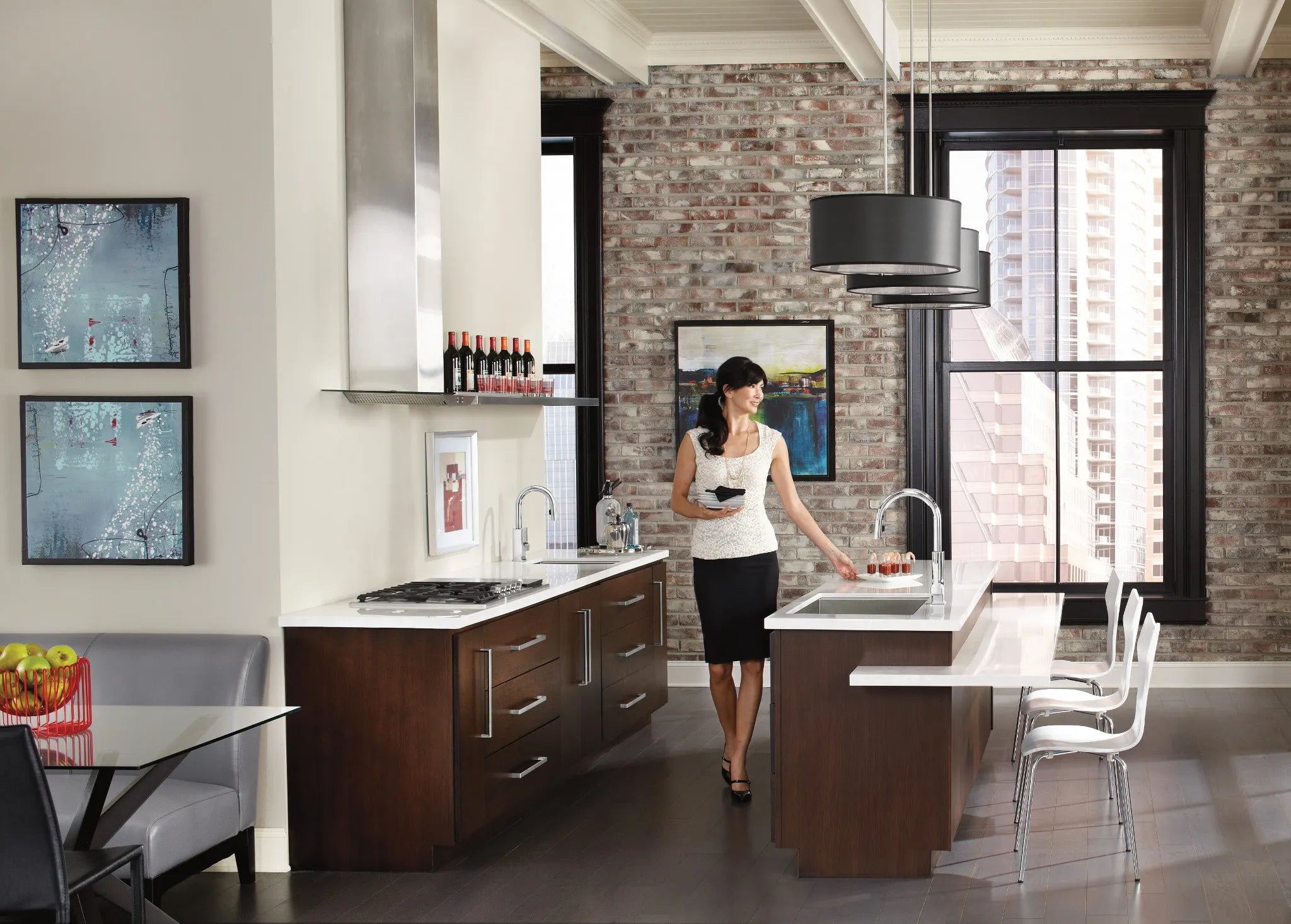 MOEN S72308 Sto One-Handle High Arc Pulldown Kitchen Faucet - Chrome