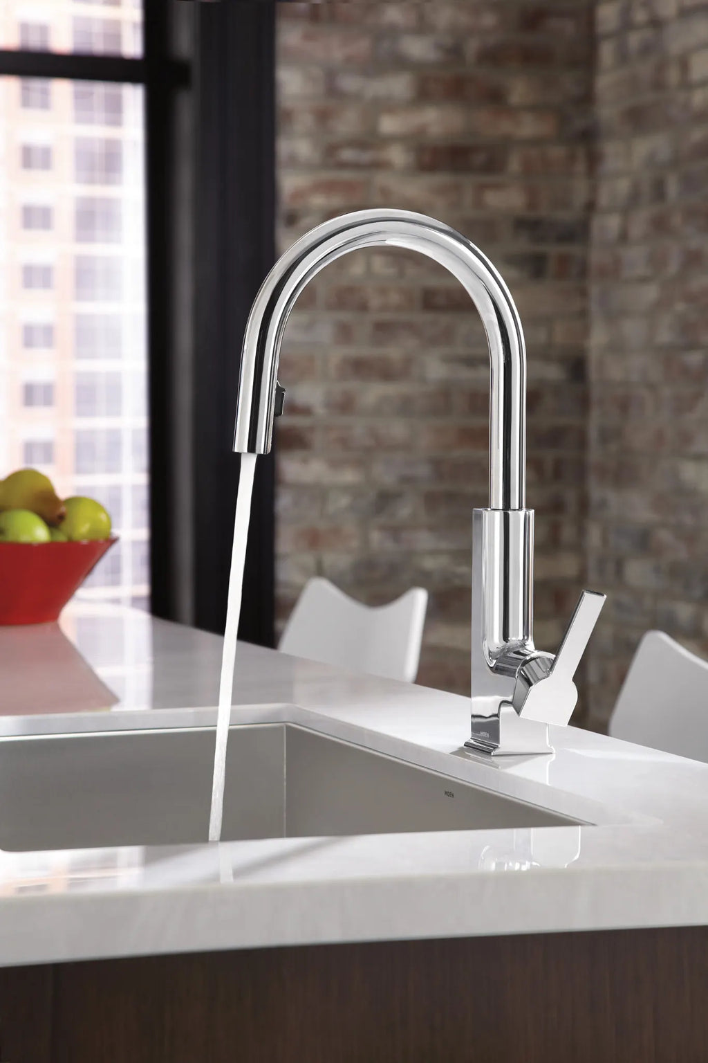 MOEN S72308 Sto One-Handle High Arc Pulldown Kitchen Faucet - Chrome