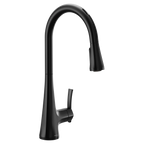 MOEN S7235EV2BL Sinema Motion Control Smart Pulldown Touchless Kitchen Faucet - Matte Black