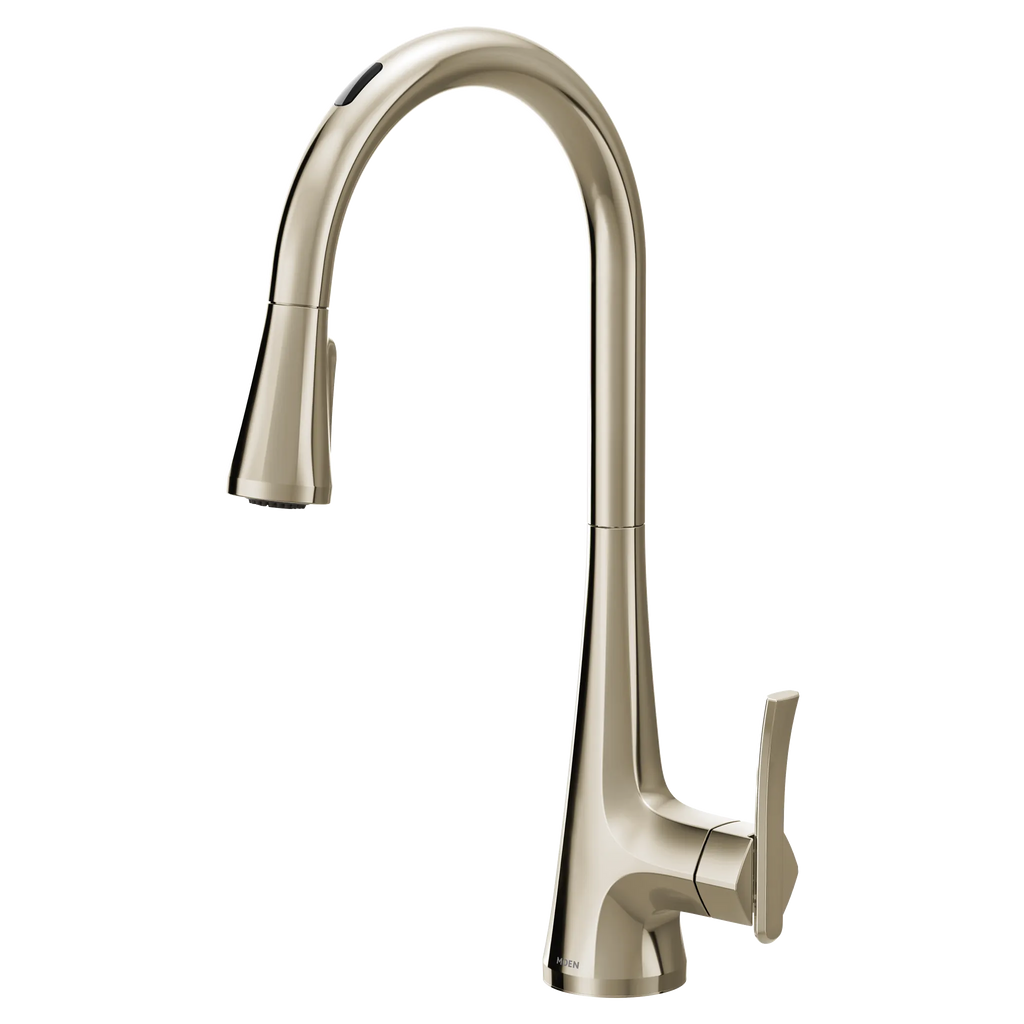 MOEN S7235EV2NL Sinema Motion Control Smart Pulldown Touchless Kitchen Faucet - Polished Nickel