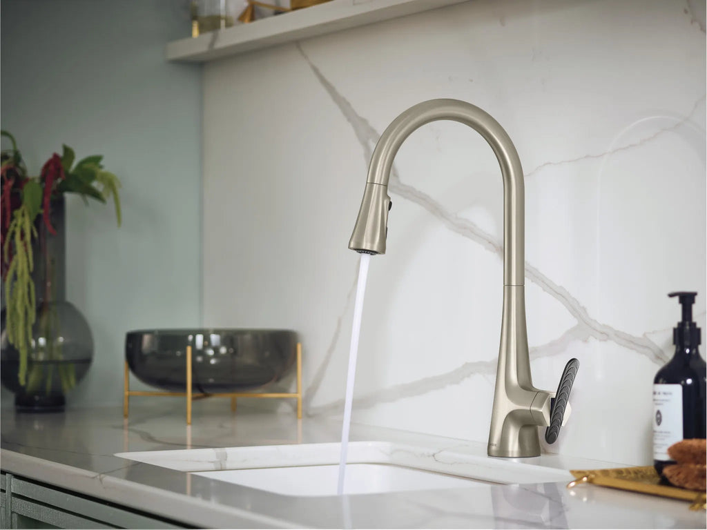 MOEN S7235SRS Sinema One-Handle High Arc Pulldown Kitchen Faucet - Spot Resist Stainless