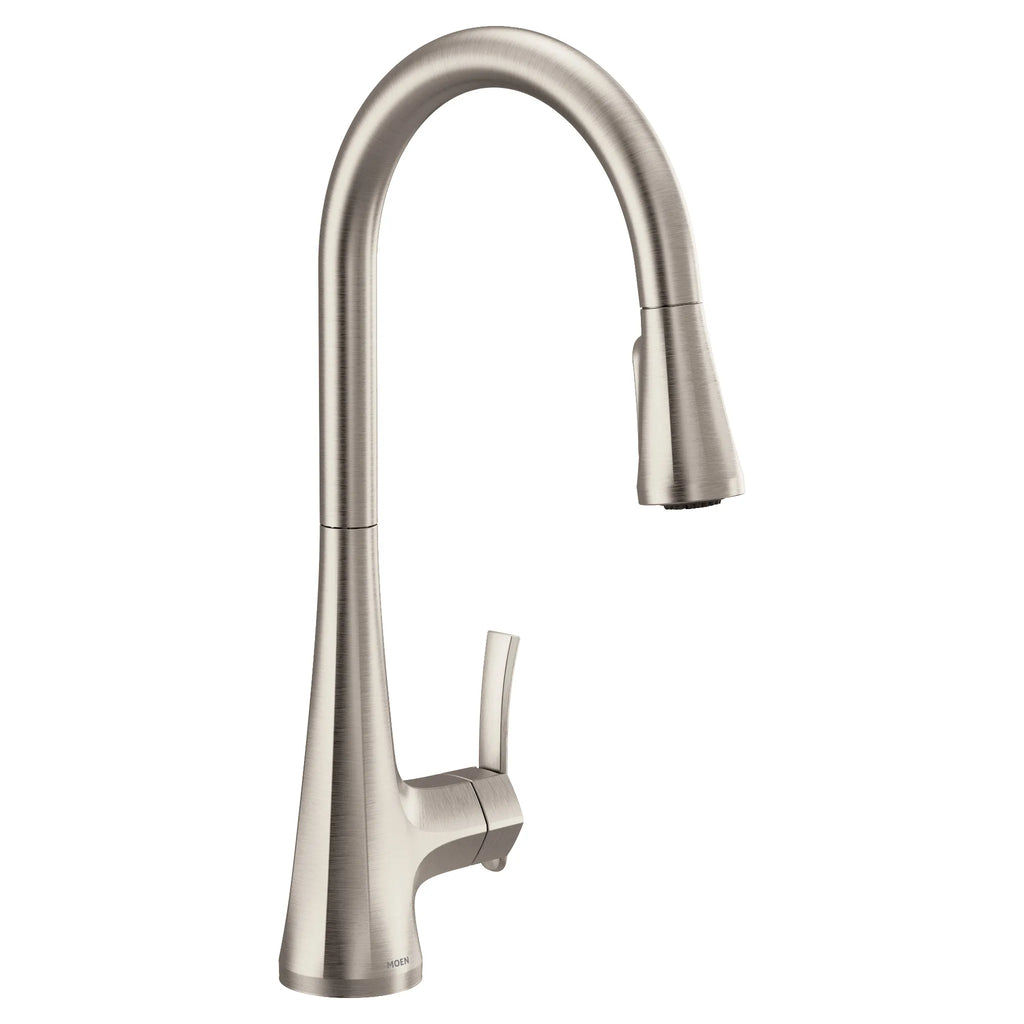 MOEN S7235SRS Sinema One-Handle High Arc Pulldown Kitchen Faucet - Spot Resist Stainless