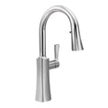 MOEN S72608 Etch One-Handle High Arc Pulldown Kitchen Faucet - Chrome