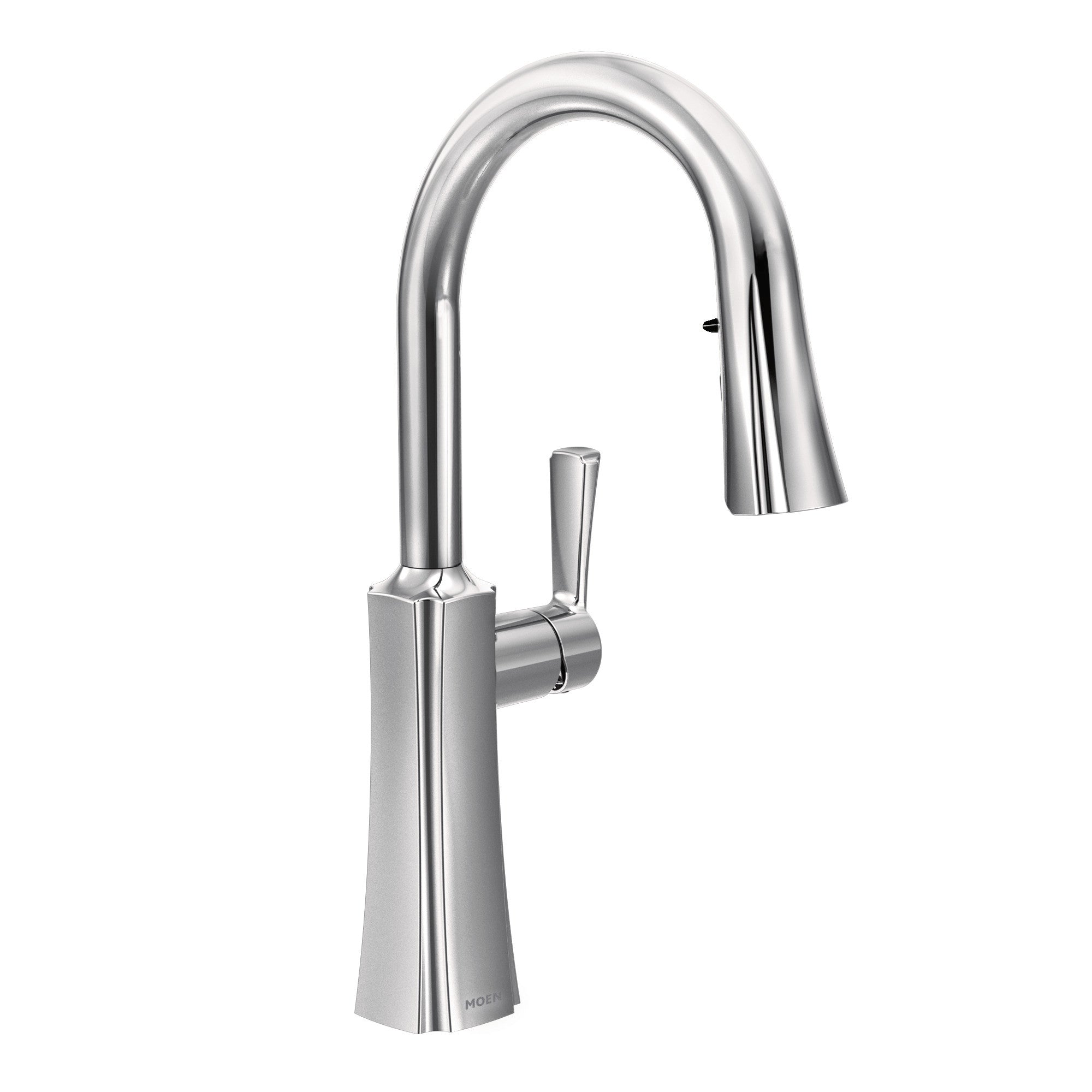 MOEN S72608 Etch One-Handle High Arc Pulldown Kitchen Faucet - Chrome