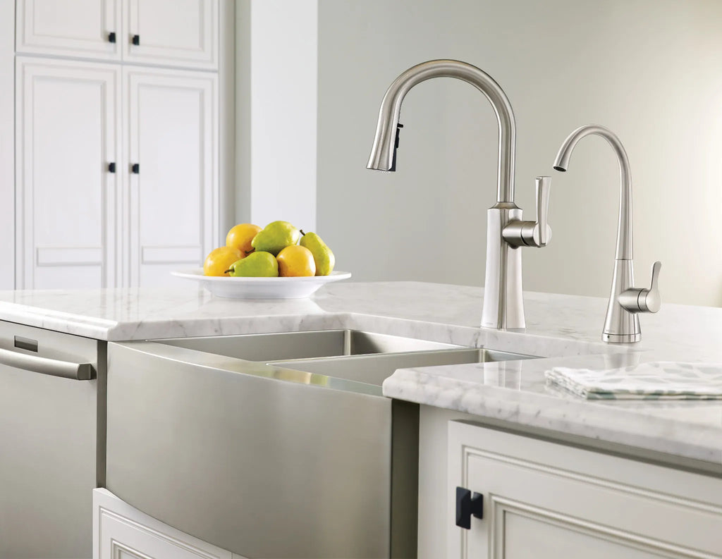 MOEN S5520 Sip Transitional One-Handle High Arc Beverage Faucet - Chrome