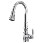 MOEN S73004 Weymouth One-Handle High Arc Pulldown Kitchen Faucet - Chrome