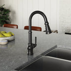 MOEN S73004EV2BL Weymouth Motion Control Smart Pulldown Touchless Kitchen Faucet - Matte Black