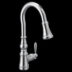 MOEN S73004EV2C Weymouth  One-Handle Pulldown Kitchen Faucet In Chrome