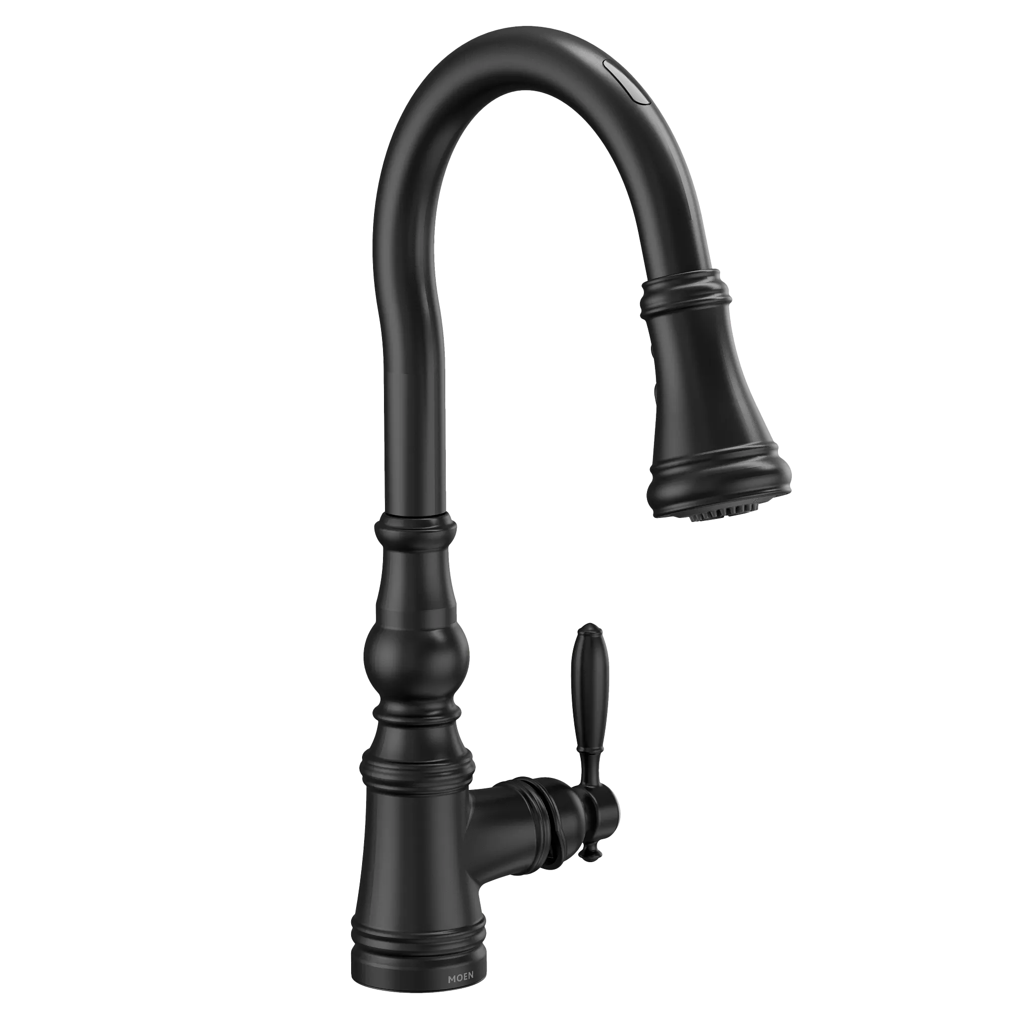 MOEN S73004EV2BL Weymouth Motion Control Smart Pulldown Touchless Kitchen Faucet - Matte Black