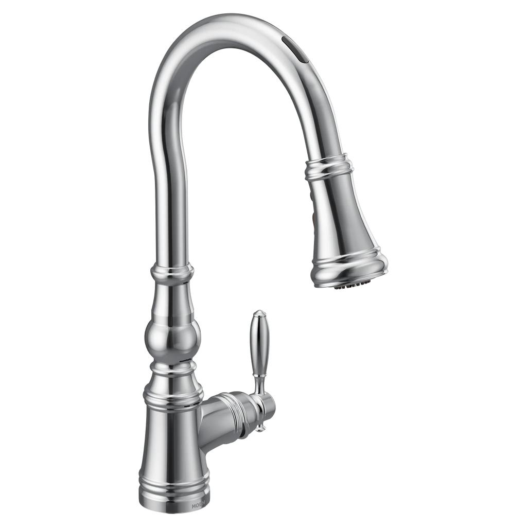 MOEN S73004EV2C Weymouth Motion Control Smart Pulldown Touchless Kitchen Faucet - Chrome