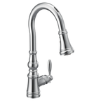 MOEN S73004EV2C Weymouth Motion Control Smart Pulldown Touchless Kitchen Faucet - Chrome