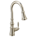 MOEN S73004EV2NL Weymouth Motion Control Smart Pulldown Touchless Kitchen Faucet - Polished Nickel