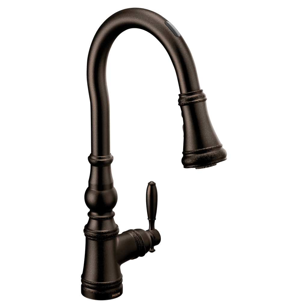 MOEN S73004EV2ORB Weymouth Motion Control Smart Pulldown Touchless Kitchen Faucet - Oil Rubbed Bronze