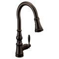 MOEN S73004EV2ORB Weymouth Motion Control Smart Pulldown Touchless Kitchen Faucet - Oil Rubbed Bronze