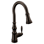 MOEN S73004EV2ORB Weymouth Motion Control Smart Pulldown Touchless Kitchen Faucet - Oil Rubbed Bronze