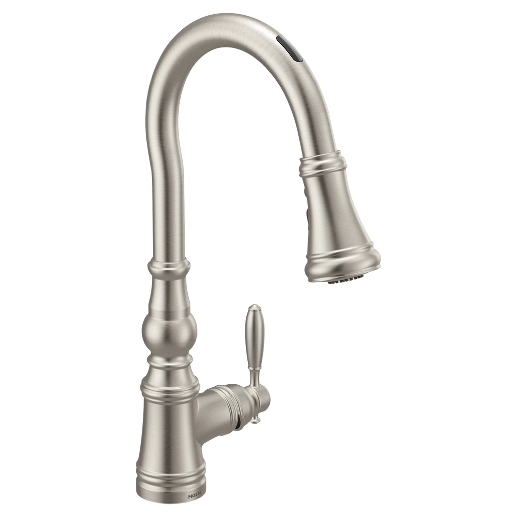 MOEN S73004EV2SRS Weymouth Motion Control Smart Pulldown Touchless Kitchen Faucet - Spot Resist Stainless
