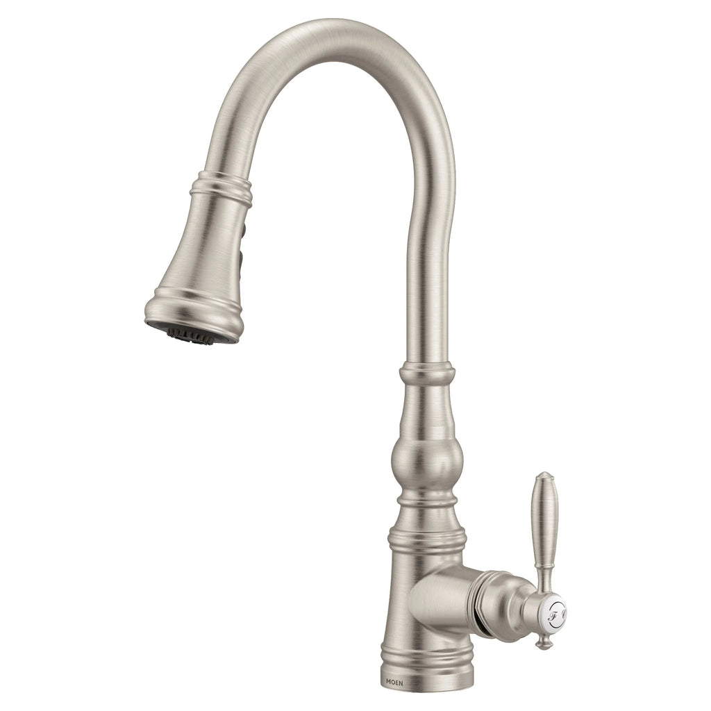 MOEN S73004SRS Weymouth One-Handle High Arc Pulldown Kitchen Faucet - Spot Resist Stainless